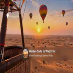 Hidden costs to watch for when booking a Dubai balloon ride.