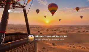 Hidden costs to watch for when booking a Dubai balloon ride.