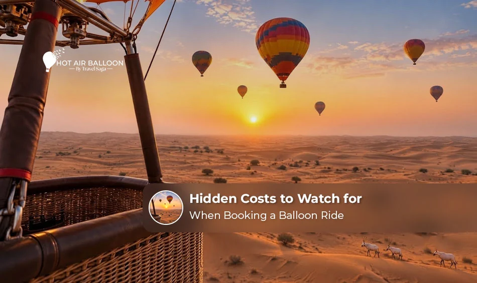 Hidden costs to watch for when booking a Dubai balloon ride.