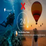Why diving before hot air ballooning can be dangerous.